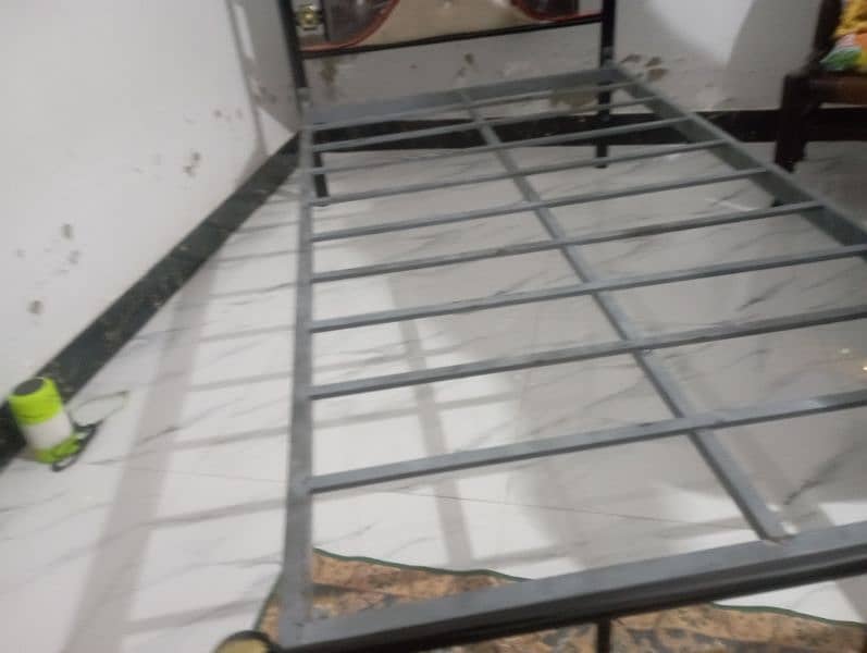 iron bed with diamond mattress 8