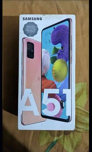 Samsung a51 6 /128 pta approved with box only 4