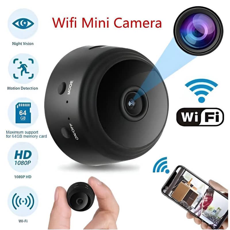 A9 Mini Wireless Magnetic Wifi Camera 0