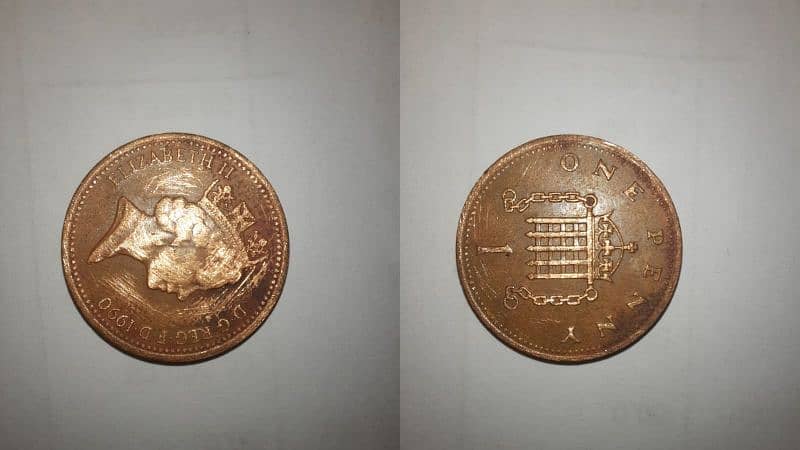 Antique Vintage Golden Coins For Sale 15