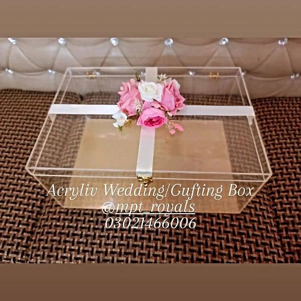 Acrylic Made Boxes and Trays and crafted products ( 03021466006) 2