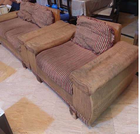 Used 6 seater sofa set 0