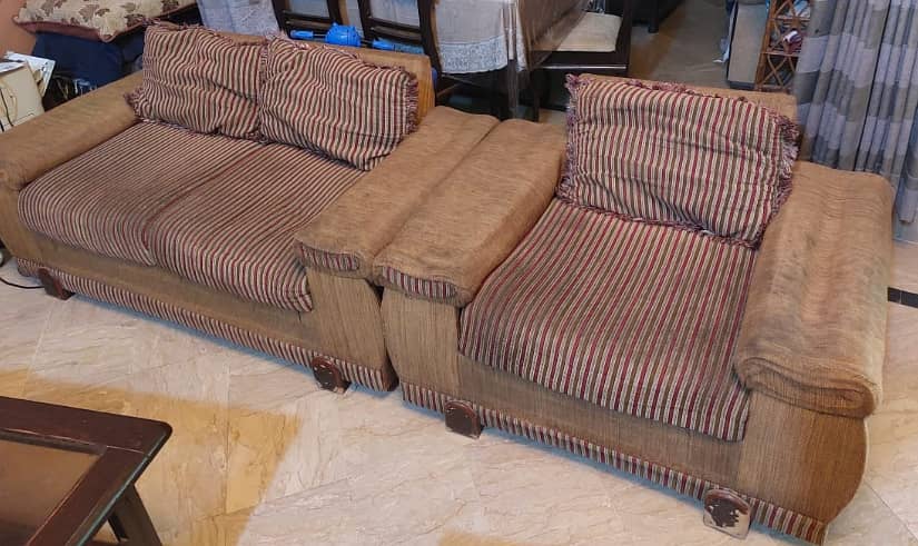 Used 6 seater sofa set 1