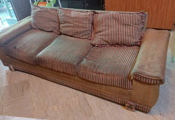 Used 6 seater sofa set 2