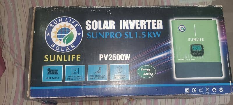 SUNLIFE Solar Inverter 1500watt-12v. Inverterzone wifi dongle avable. 1