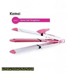 3 in 1 Hair straightener Roller and curler