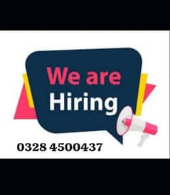 need male female staff for part time and full time online work