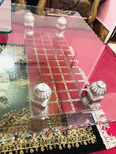 Center glass table