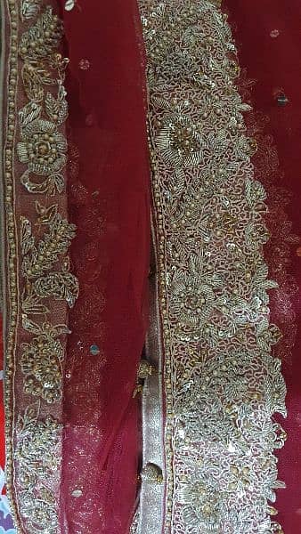 Beautiful heavy Bridal Lehenga 4