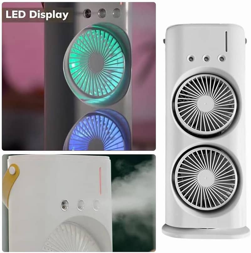 Mist Fan Cool spray refrigeration usb desktop  air conditioning fan 2