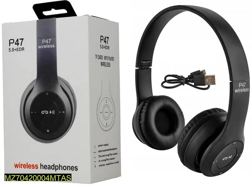 P47 headphones  for sale. Only home delivery in all Pakistan. 3