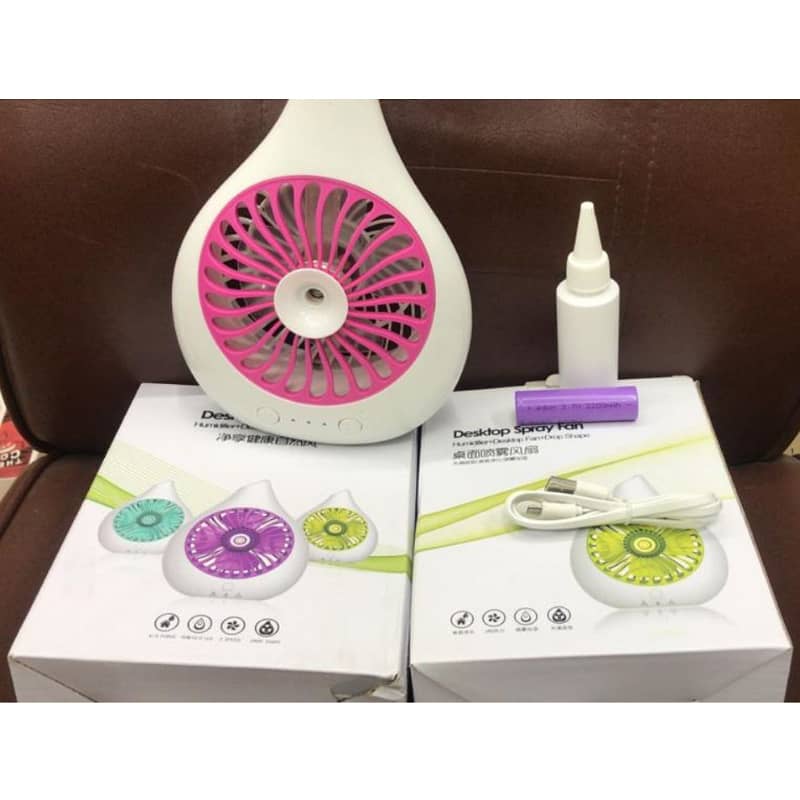 Desktop Electric Fan USB Rechargeable Summer 2000mah Low Noise 19