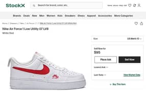 Nike Airforce 1 low without original box CW7579-101