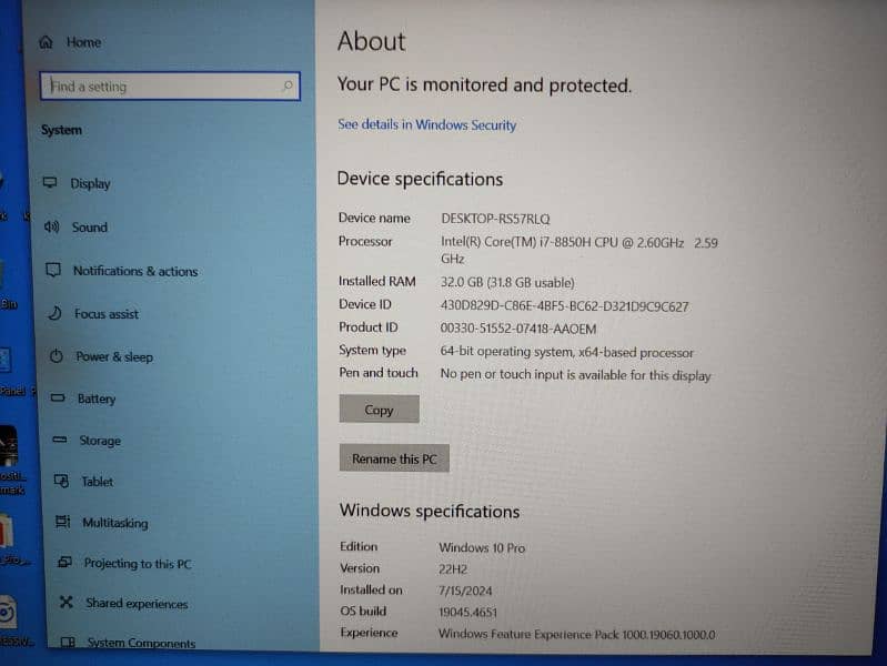 Dell Precision 7530 (Beast Workstations) 4GB Nvidia P2000 (8850H) 15