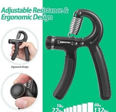 Hand gripper adjustable resistance