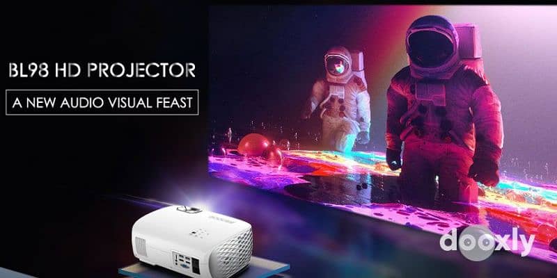 Goodee BL98 1920x1080p Android Projector Call 03453179146 11