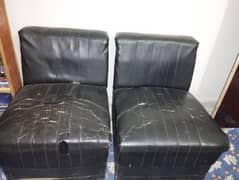 two single seater sofas for sale