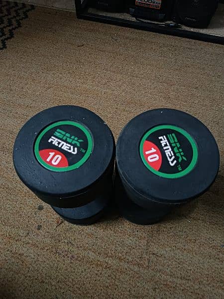 Dumbells Pair of 2 10kg+ 10kg 1