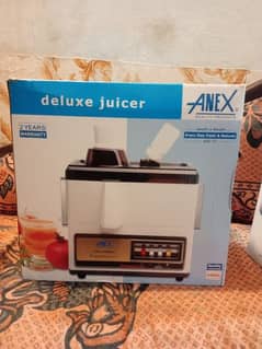 anex deluxe juicer and deluxe blender grinder box pack bilkul new hai