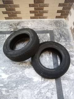 2X tyres for Sale 165/70R12 in Good Condition