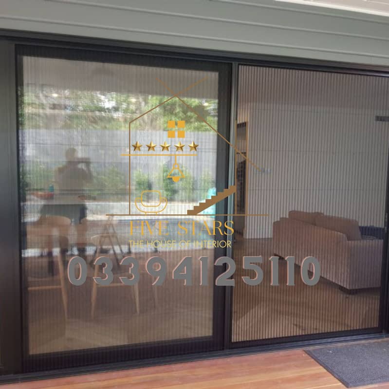 Folding Zig Zag Net  pvc imported shutter best for partition 6