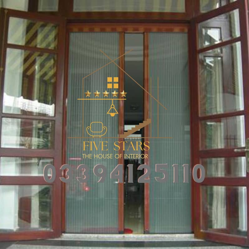 Folding Zig Zag Net  pvc imported shutter best for partition 8