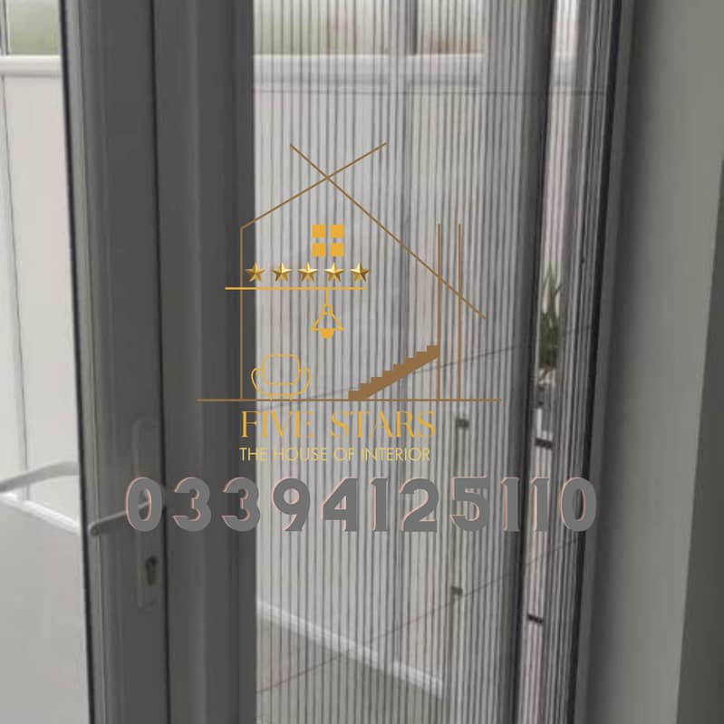 Folding Zig Zag Net  pvc imported shutter best for partition 17