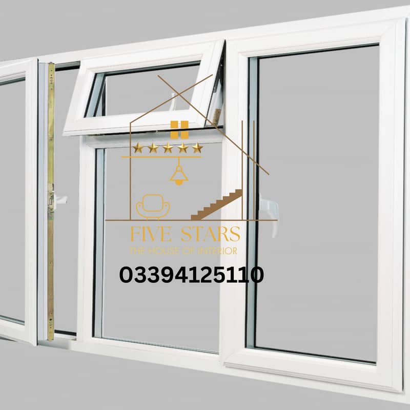 upvc Window & Doors water proof sound proof life time Guarantee 15