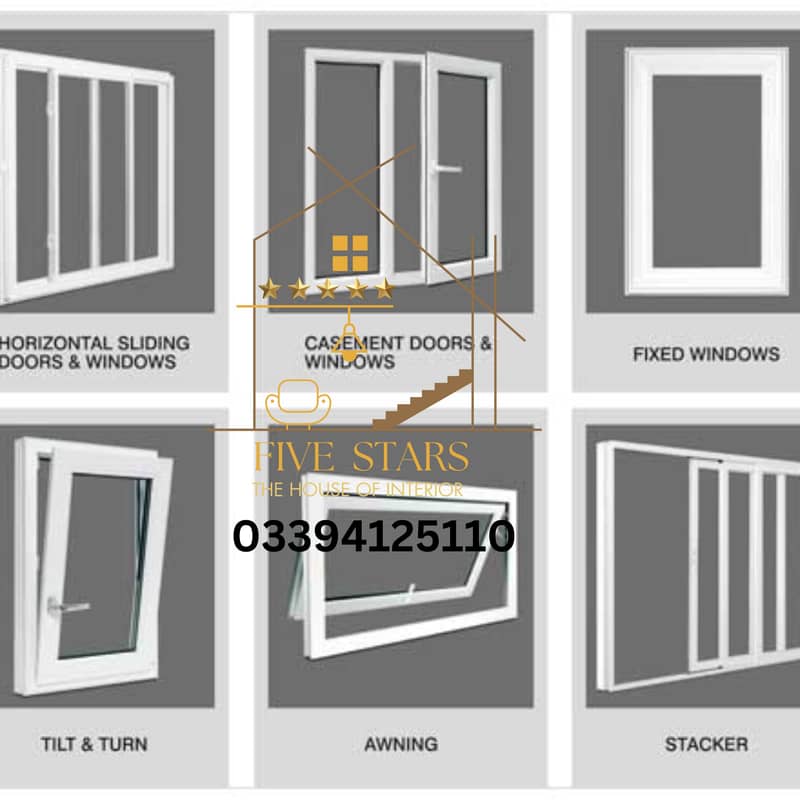 upvc Window & Doors water proof sound proof life time Guarantee 1