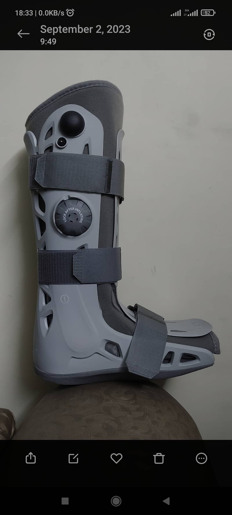 OSSUR Form fit walker boot ,aircast ankle leg foot fractures 2