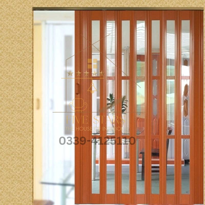 Modern and Durable PVC folding Partition Doors - Transform Your Space 7