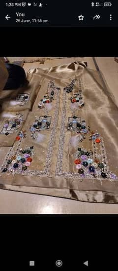 heavy embroidery stiched coat