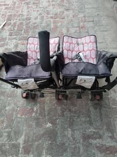 Twin baby cart