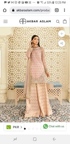 Ladies dress/ Formal dress)Akbar Aslam