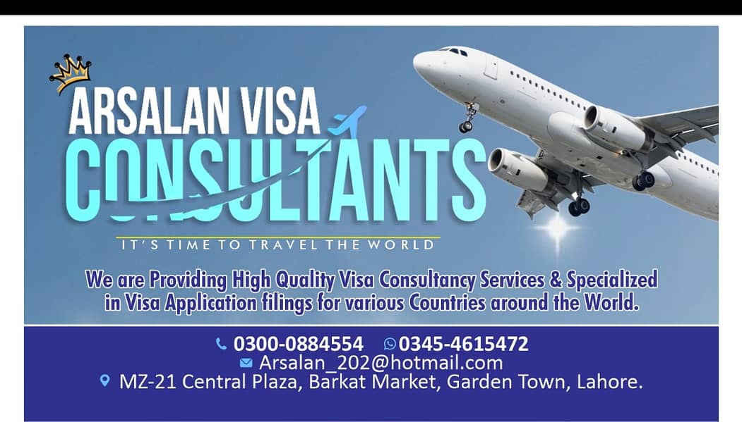 visa services provided by Arsalan Visa Consultants www. arsalanvisa. com 19