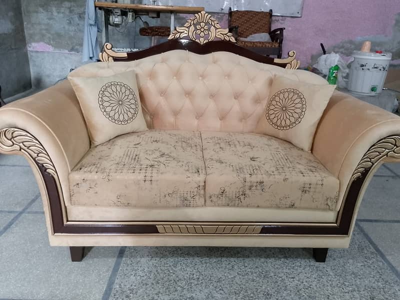 sofa set / 6 seater sofa set for sale / luxury sofa set /wooden Sofa 1