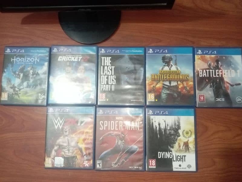 PS4 fat 500 gb non jail break (with games) 2