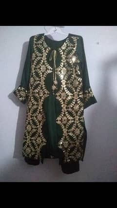 13 year girl shafoon shirt with silk trouser for sale only 2200