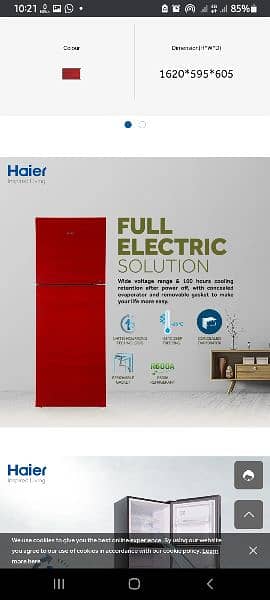 Haier ref glass door 7