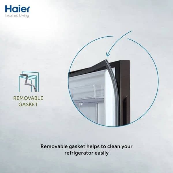 Haier ref glass door 9