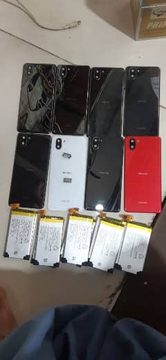 Aquos R3 back covers and batteries