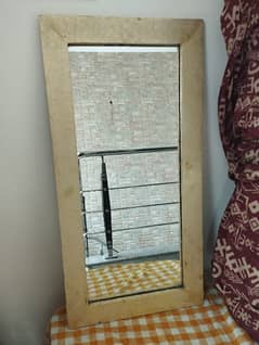 Pair of mirrors with gold flaking