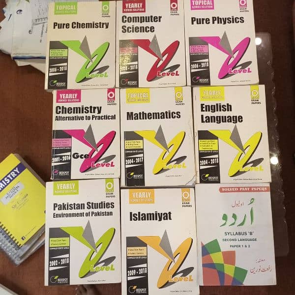 O & A levels books and pastpapers available 5