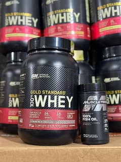 FREE Fish Oil with ON Whey Gold Protein 2lbs