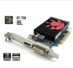 NVIDIA GeForce GT730 2GB ddr3 DX12 Gaming Card (negotiable)