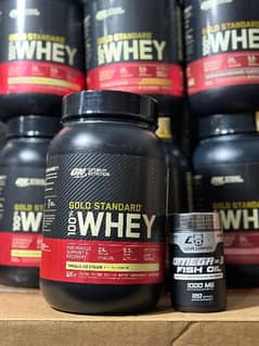 ON Whey Gold 2lbs Protein with FREE Fish Oil