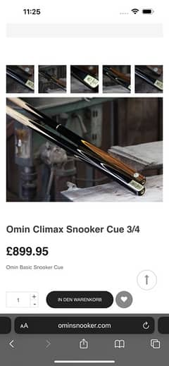 O’min Climax Cue For Sale