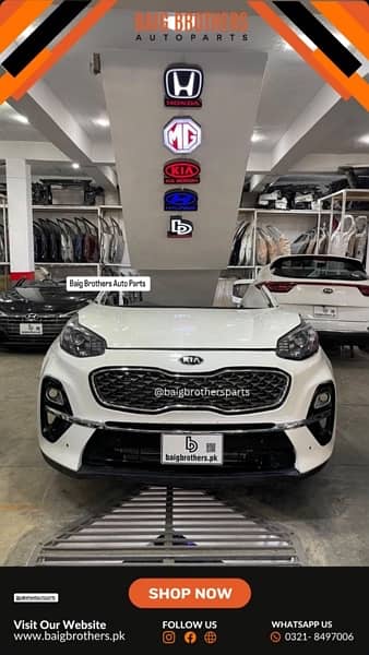 Hyundai Elantra Tucson Haval Kia Stonic MG Headlight Bonnet Door Lite 0