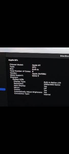 MacBook Air M1 2020 8GB 512GB 13" Silver Color with Box MGNA3 5