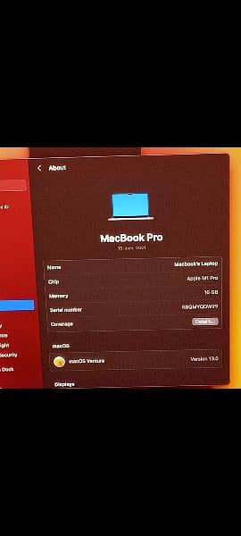 MacBook M1 Pro 2021 16GB 512GB 16 Inch MK183 4